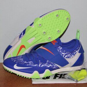 Nike Zoom Pole Vault Elite Shoes Mens 11 Racer Blue Track & Field